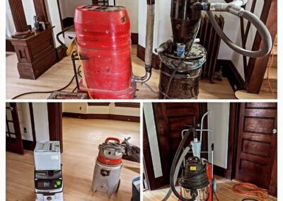 Images of various floor refinishing power tools